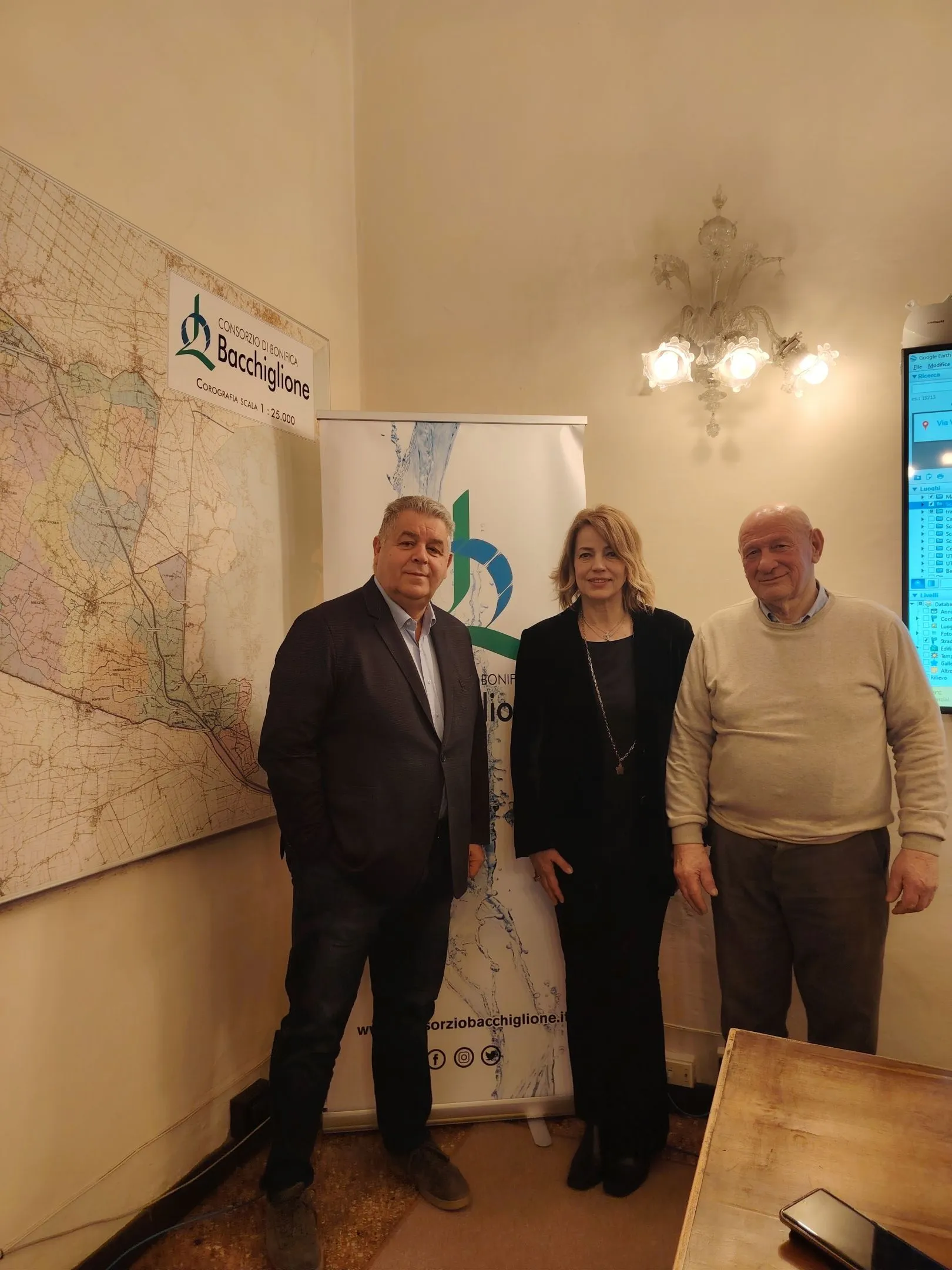 Il Consorzio di bonifica Bacchiglione ha incontrato questa mattina l' Onorevole Elisabetta Gardini