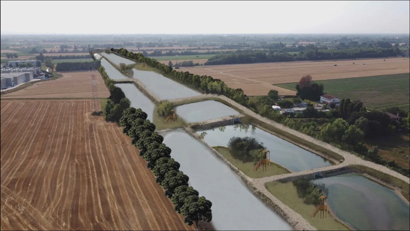 Interventi del Consorzio di bonifica Bacchiglione da realizzare nel comprensorio. 
I progetti rientrano all'interno del Piano Laghetti, sono già cantierabili e in attesa di finanziamneto.