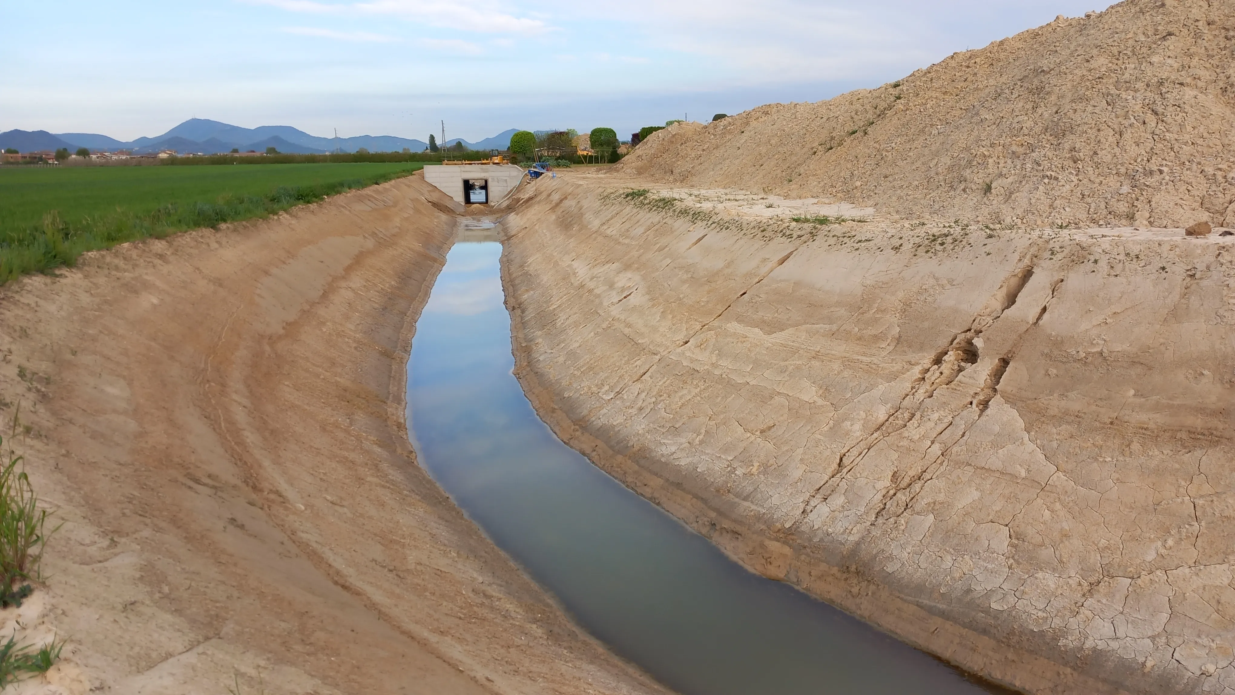 Collettore Carpanedo – Sabbioni: proseguono i lavori di scavo del nuovo canale