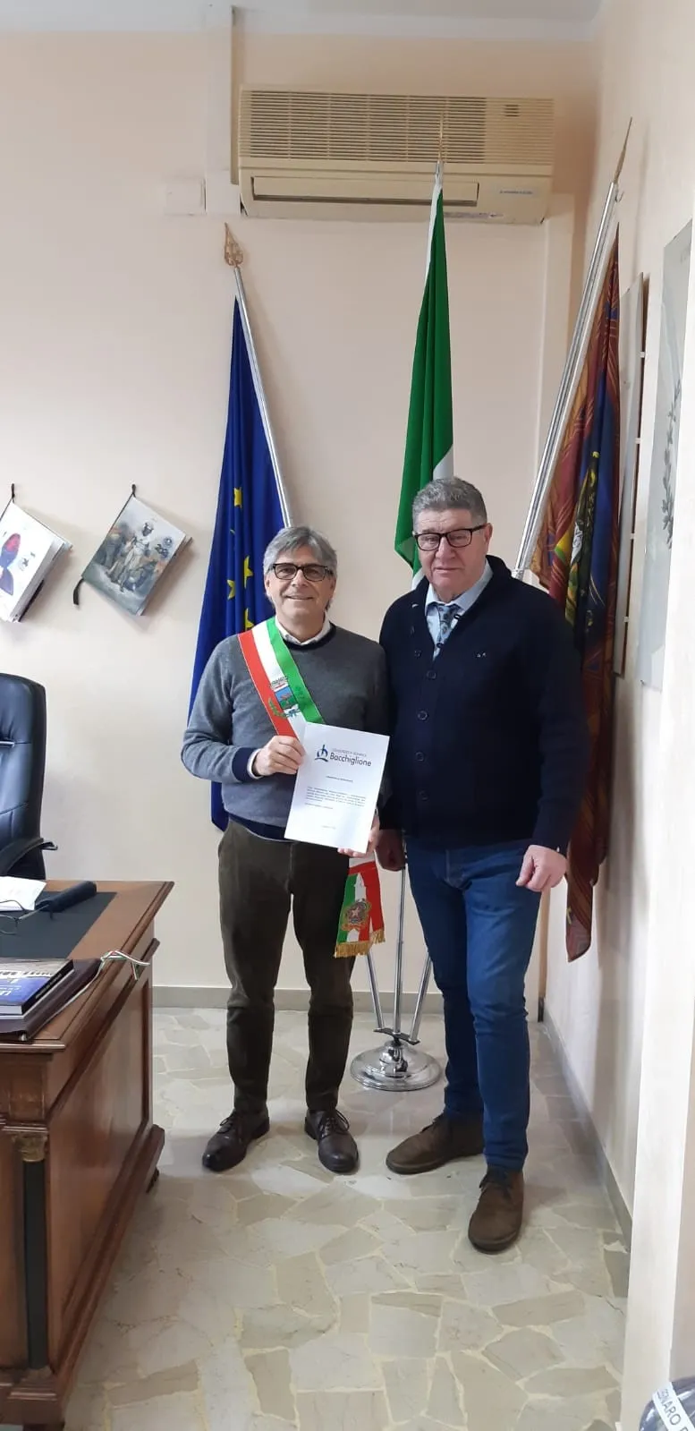 Siglato l’accordo tra il Comune di Legnaro e il Consorzio Bacchiglione per la progettazione degli interventi sullo scolo Pioga