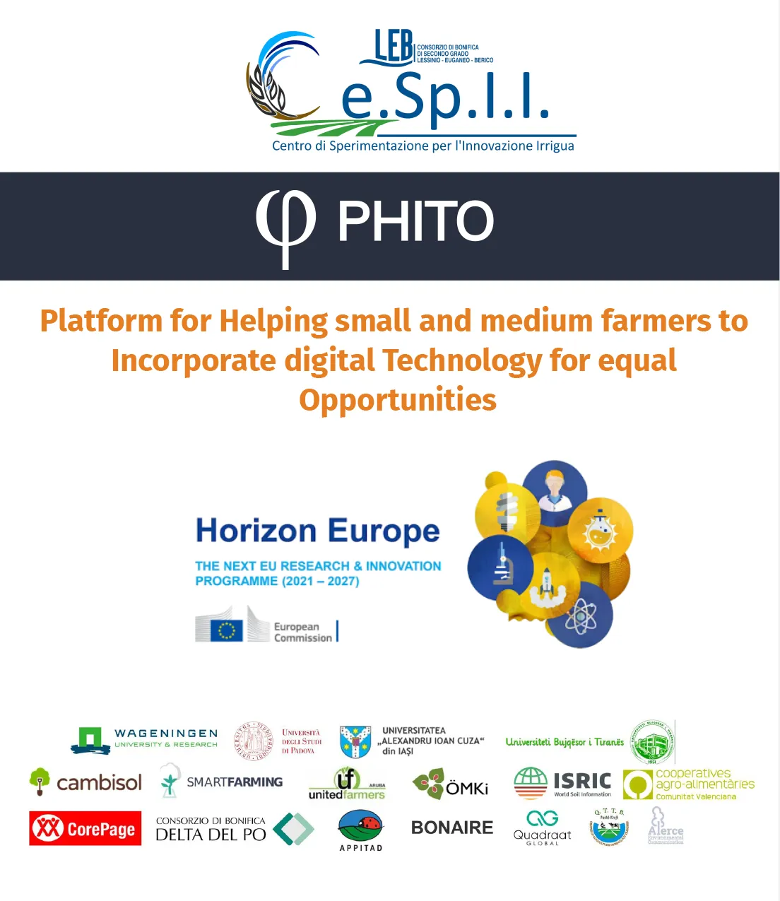 Attività di ricerca e Progetto Horizon Europe Phito