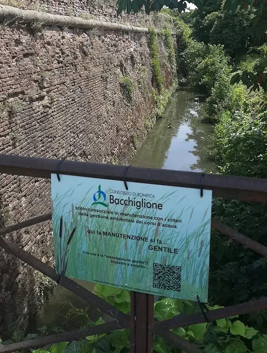 Al via la “manutenzione gentile” sulla rete del Consorzio Bacchiglione 
Un QR code per informare i cittadini su tempi e modalità della gestione sostenibile