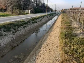 Bovolenta: concluso l'intervento sullo scolo Cà Molin
