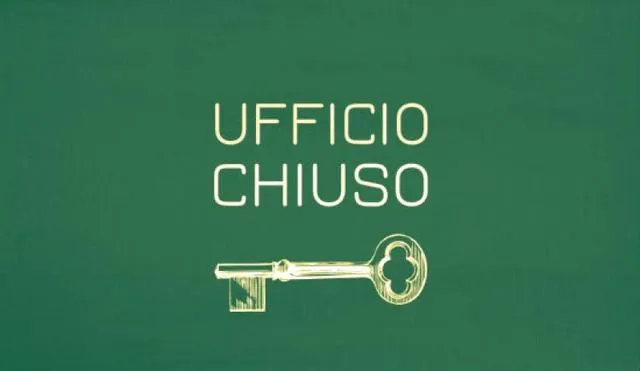 Chiusura uffici lunedì 1 e martedì 2 giugno